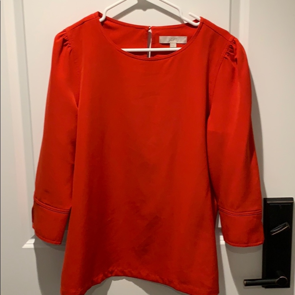 Red Loft Blouse